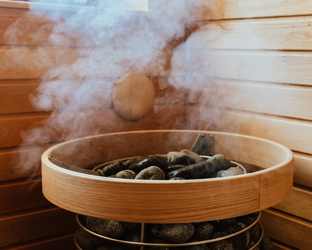 Sauna mit Aufguss – Wellnessbereich