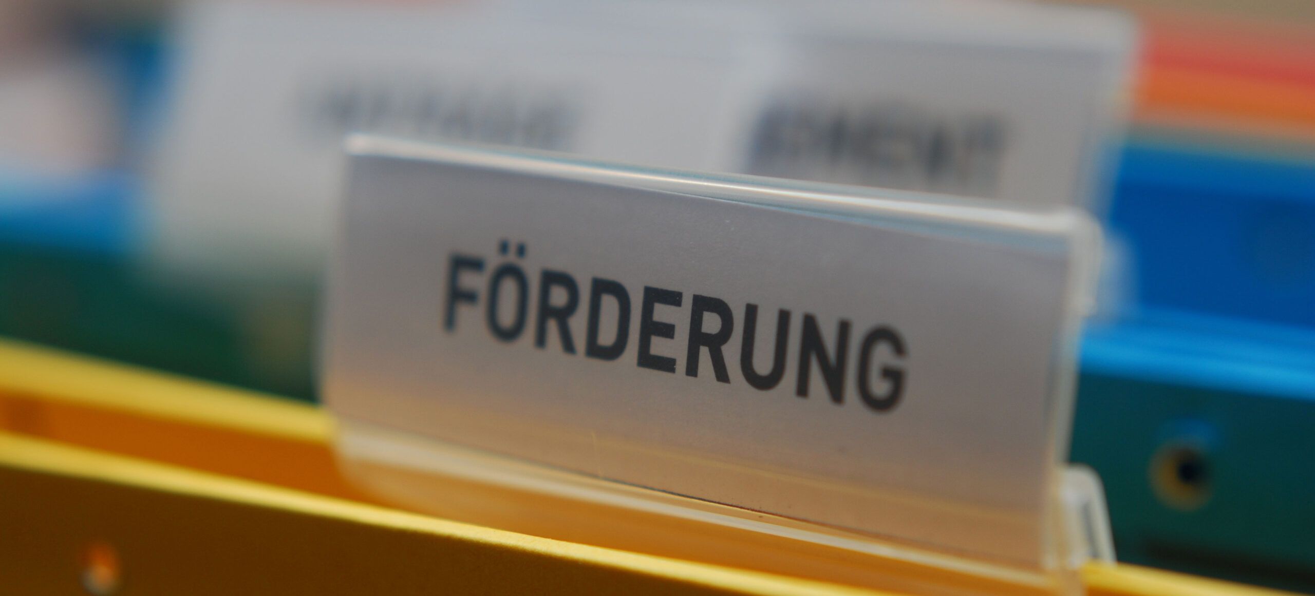 Beispiel Register Förderung